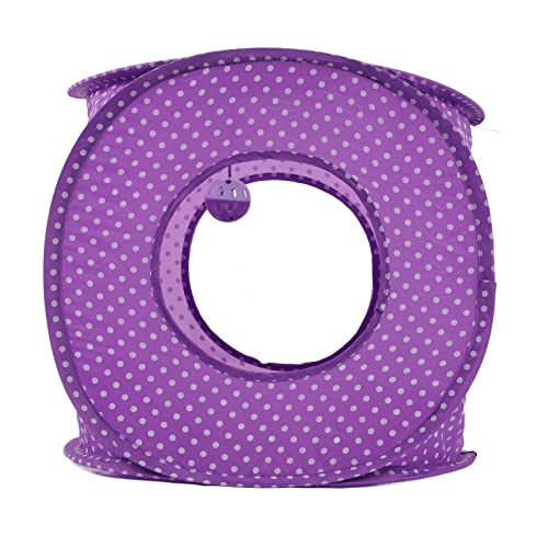 Katztunnel faltbar groß Polyester Stahlrahmen mit Glocke Spieltunnel für Katzen kleine Haustiere sicher und tragbar Katztunnel faltbar groß Polyester Stahlrahmen mit Glocke Spieltunnel für Katzen kleine Haustiere sicher und tragbar von WIHFHGZ