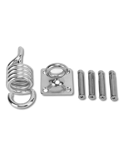 WIHFHGZ 551lb Ladungskapazität Hängemattenstuhl Hanging Kit Edelstahlschwung Deckenmontage Set für Yoga Sandsack Swing von WIHFHGZ