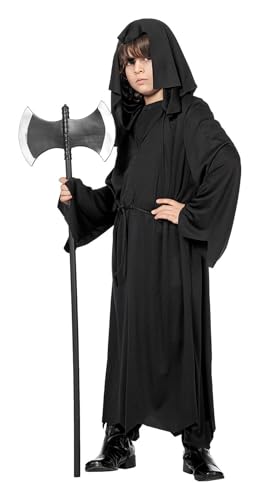 WILBERS & WILBERS 3001 - Kinderkostüm schwarzer Sensenmann, Henker, Grim Reaper, Verkleidung für Halloween, Karneval WILBERS & WILBERS 3001 - Kinderkostüm schwarzer Sensenmann, Henker, Grim Reaper, Verkleidung für Halloween, Karneval von WILBERS & WILBERS