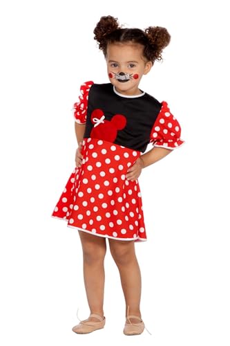 WILBERS & WILBERS 3002 - Kinderkostüm Mäusekleid für Mädchen, rot-weiß, für Karneval, Mottopartys, 86 WILBERS & WILBERS 3002 - Kinderkostüm Mäusekleid für Mädchen, rot-weiß, für Karneval, Mottopartys, 86 von WILBERS & WILBERS