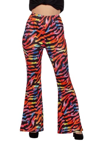 WILBERS & WILBERS 4330 - Flared Leggings mit Tigermuster für Damen, Animal Print, Schlaghose für Festival, Karneval WILBERS & WILBERS 4330 - Flared Leggings mit Tigermuster für Damen, Animal Print, Schlaghose für Festival, Karneval von WILBERS & WILBERS