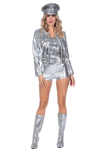 WILBERS & WILBERS 4505 - Metallic Jacke für Damen, Croco Muster, Shiny Jacke aus hochwertigem Kunstleder, für Festival WILBERS & WILBERS 4505 - Metallic Jacke für Damen, Croco Muster, Shiny Jacke aus hochwertigem Kunstleder, für Festival von WILBERS & WILBERS