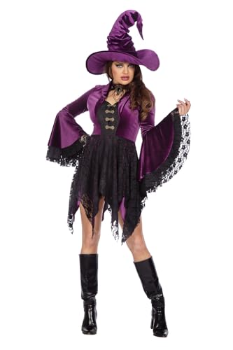 WILBERS & WILBERS 4661 - Elegantes Hexenkleid aus Samt für Damen, Magierin, Zauberin, für Karneval, Halloween WILBERS & WILBERS 4661 - Elegantes Hexenkleid aus Samt für Damen, Magierin, Zauberin, für Karneval, Halloween von WILBERS & WILBERS