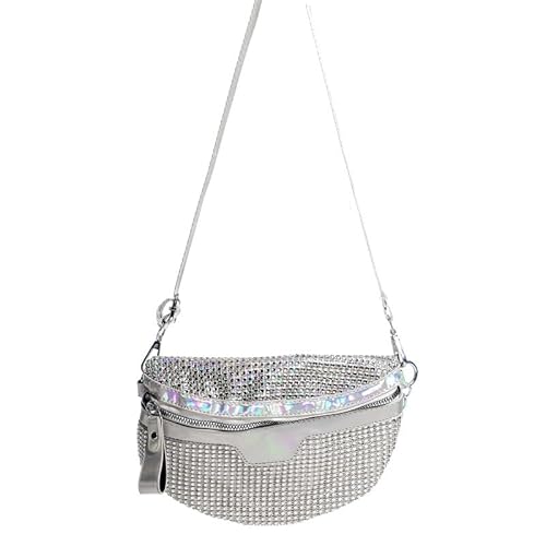 WILBERS & WILBERS 48973 - Crossbody Bag mit Glitzer, Handtasche Strasssteine, Accessoire für Festival, Karneval, Disco, 80er Jahre Outfit WILBERS & WILBERS 48973 - Crossbody Bag mit Glitzer, Handtasche Strasssteine, Accessoire für Festival, Karneval, Disco, 80er Jahre Outfit von WILBERS & WILBERS