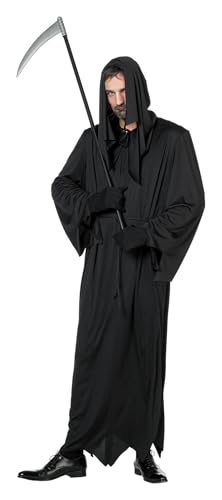 WILBERS & WILBERS 5003 - Erwachsenenkostüm schwarzer Sensenmann, Henker, Grim Reaper, Verkleidung für Halloween, Karneval WILBERS & WILBERS 5003 - Erwachsenenkostüm schwarzer Sensenmann, Henker, Grim Reaper, Verkleidung für Halloween, Karneval von WILBERS & WILBERS