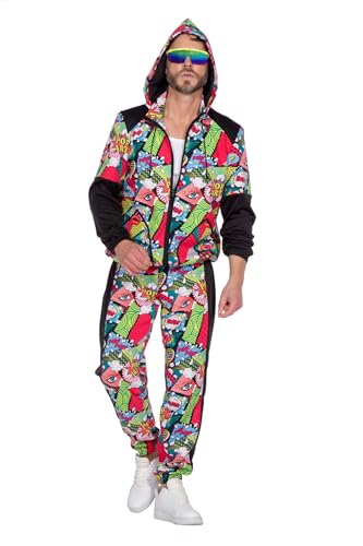 WILBERS & WILBERS 5097-XL Trainingsanzug Popart, Herren, Mehrfarbig, XL von WILBERS & WILBERS