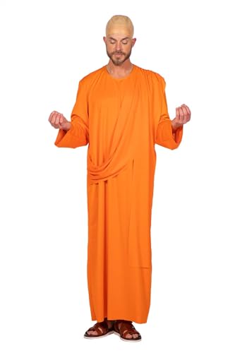 WILBERS & WILBERS 5224 - Mönch / Buddhist / Tibeter - Kostüm, Orange, Tunika und Glatze WILBERS & WILBERS 5224 - Mönch / Buddhist / Tibeter - Kostüm, Orange, Tunika und Glatze von WILBERS & WILBERS