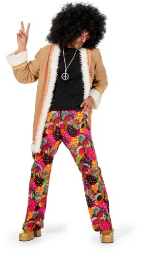 WILBERS & WILBERS 5456 - Kostüm Hippie, Jacke und Hose, Flower Power Outfit, für Karneval, Festivals, 60er Jahre Mottoparty WILBERS & WILBERS 5456 - Kostüm Hippie, Jacke und Hose, Flower Power Outfit, für Karneval, Festivals, 60er Jahre Mottoparty von WILBERS & WILBERS
