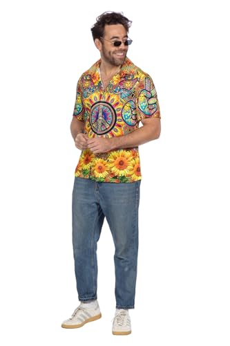 WILBERS & WILBERS 5959 - Hawaii Hemd mit Sonnenblume Motiv, kurzarm, Shirt, Oberteil, Festival Outfit, Strandhemd, Partyhemd Sommer WILBERS & WILBERS 5959 - Hawaii Hemd mit Sonnenblume Motiv, kurzarm, Shirt, Oberteil, Festival Outfit, Strandhemd, Partyhemd Sommer von WILBERS & WILBERS