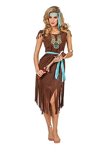 WILBERS & WILBERS Indianerkost?m Kost?m Indianer Indianerin Squaw Apache Set Kleid Karneval Damen 38 von WILBERS & WILBERS
