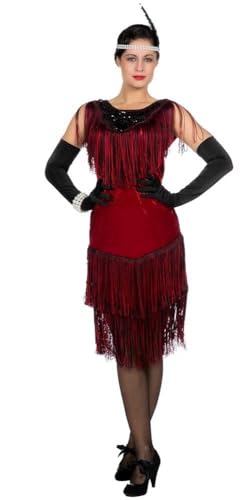 Wilbers & Wilbers Damen Kostüm 20er Jahre Kleid Charleston Karneval Fasching Gr. 42 von WILBERS & WILBERS