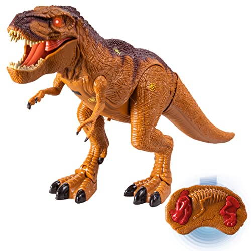 WILD PREDATORS - Tyrannosaurus Rex T Rex Spielzeug RC Taktil | Dinosaurier Spielzeug | Dinosaurier Spielzeug Ab 3 Jahre | Dinosaurier Ferngesteuert | Dino Ferngesteuert von WILD PREDATORS