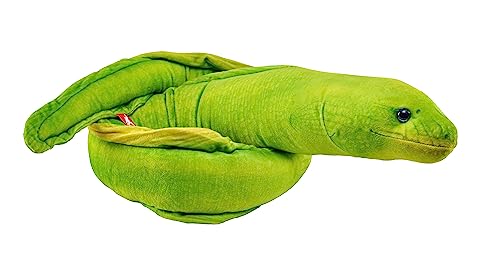 WILD REPUBLIC - 27929 - Muräne, grün, Plüsch, 137cm von WILD REPUBLIC