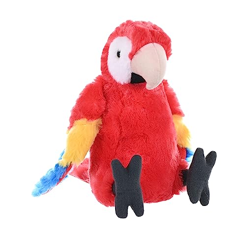Wild Republic 11663 12293 Plüsch Roter Ara, Papagei, Cuddlekins Kuscheltier, Plüschtier, 20 cm von WILD REPUBLIC