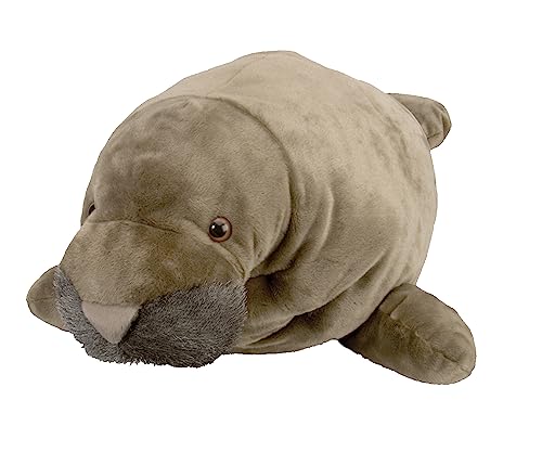 Wild Republic 15881 Jumbo Plüsch Manati Seekuh, großes Kuscheltier, Plüschtier, Cuddlekins, 76 cm, grau Wild Republic 15881 Jumbo Plüsch Manati Seekuh, großes Kuscheltier, Plüschtier, Cuddlekins, 76 cm, grau von WILD REPUBLIC