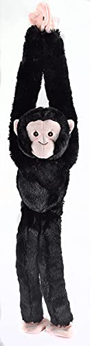 Wild Republic Ecokins Hängender Affe Schimpanse, Stofftier, 56 cm, Stofftier-Affe, Geschenk für Kinder, Plüschtier Klammeraffe, Hergestellt aus gesponnenen, recycelten Wasserflaschen, umweltfreundlich Wild Republic Ecokins Hängender Affe Schimpanse, Stofftier, 56 cm, Stofftier-Affe, Geschenk für Kinder, Plüschtier Klammeraffe, Hergestellt aus gesponnenen, recycelten Wasserflaschen, umweltfreundlich von WILD REPUBLIC