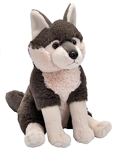 Wild Republic 26216 Plüsch Wolf Medium Kuscheltier, Plüschtier, 24 cm Wild Republic 26216 Plüsch Wolf Medium Kuscheltier, Plüschtier, 24 cm von WILD REPUBLIC