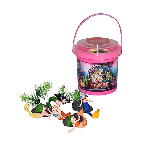 Wild Republic Adventure Bucket Mini Meerjungfrau, Geschenk für Kinder, Sandspielzeug mit Spielzeugfiguren, Sensorisches Spielzeug Wild Republic Adventure Bucket Mini Meerjungfrau, Geschenk für Kinder, Sandspielzeug mit Spielzeugfiguren, Sensorisches Spielzeug von WILD REPUBLIC