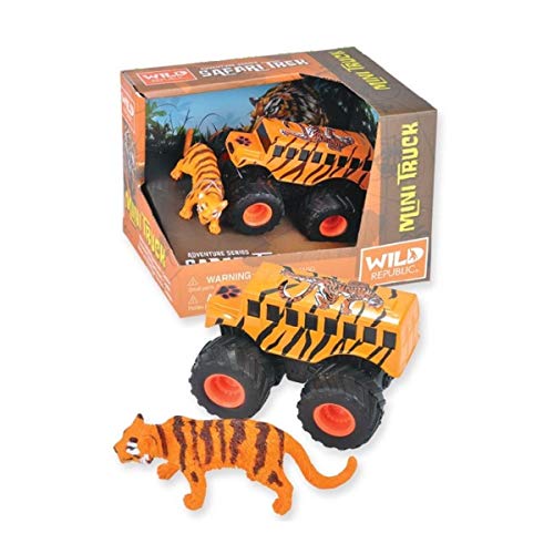 Wild Republic Adventure Mini Truck Tiger, für Kinder, Abenteuergeschenke, Fantasie-Spielzeug für Draußen, Monster-Truck-Auto, 10 cm Wild Republic Adventure Mini Truck Tiger, für Kinder, Abenteuergeschenke, Fantasie-Spielzeug für Draußen, Monster-Truck-Auto, 10 cm von WILD REPUBLIC