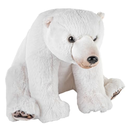 Wild Republic Artist Collection Eisbär, Plüschtier, 33 cm, Füllung aus recycelten Wasserflaschen von WILD REPUBLIC