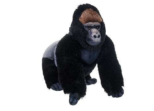 Wild Republic Artist Collection Stehender Gorilla, Plüschtier, 38 cm, Kuscheltier, Füllung besteht aus gesponnenen recycelten Wasserflaschen, 15" Wild Republic Artist Collection Stehender Gorilla, Plüschtier, 38 cm, Kuscheltier, Füllung besteht aus gesponnenen recycelten Wasserflaschen, 15" von WILD REPUBLIC