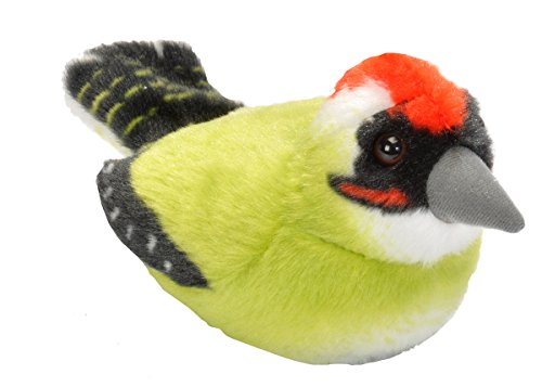 Wild Republic BIRD19499 GRÜNES Holz Plüschtier von WILD REPUBLIC