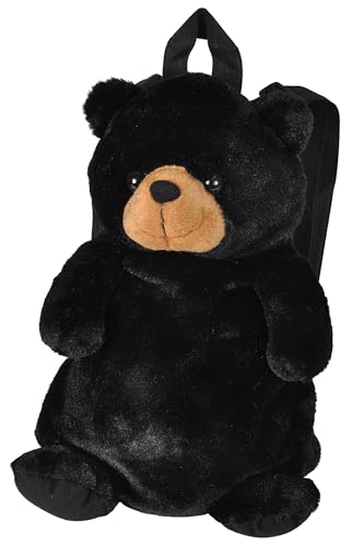 Wild Republic Backpack, Kindergartenrucksack, Plüsch-Rucksack Schwarzbär, Schulrucksack für Kinder, Geschenke für Kinder, Plüschtier-Tasche, 36 cm Wild Republic Backpack, Kindergartenrucksack, Plüsch-Rucksack Schwarzbär, Schulrucksack für Kinder, Geschenke für Kinder, Plüschtier-Tasche, 36 cm von WILD REPUBLIC