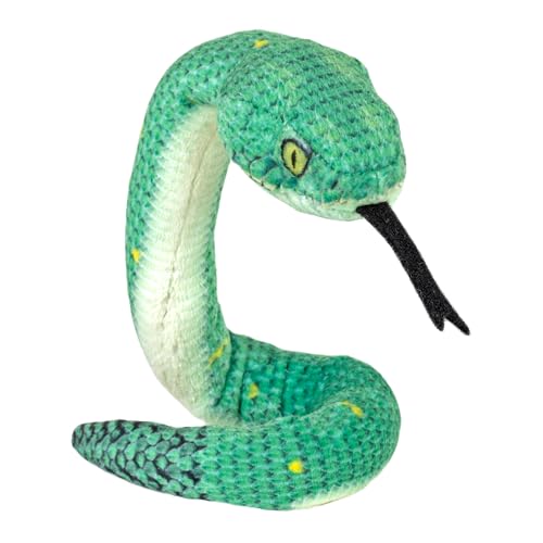 Wild Republic Coilkins Grüne Buschviper, Plüschtier, 30 cm, Füllung aus recycelten Wasserflaschen Wild Republic Coilkins Grüne Buschviper, Plüschtier, 30 cm, Füllung aus recycelten Wasserflaschen von WILD REPUBLIC