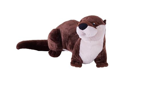Wild Republic Cuddlekins Eco Flussotter, Kuscheltier, 30 cm, Plüschtier, Füllung besteht aus gesponnenen recycelten Wasserflaschen, umweltfreundlich von WILD REPUBLIC