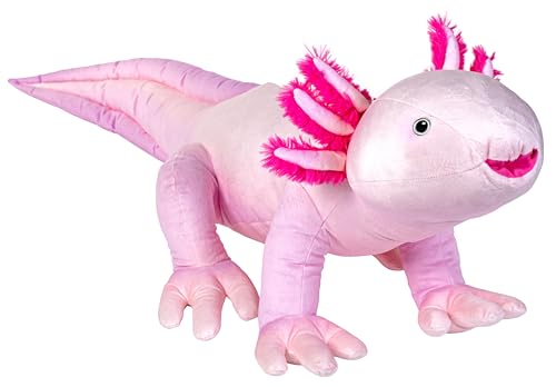 WILD REPUBLIC Cuddlekins Eco Jumbo Axolotl, Plüschtier, 76 cm, Plüschspielzeug, umweltfreundlich WILD REPUBLIC Cuddlekins Eco Jumbo Axolotl, Plüschtier, 76 cm, Plüschspielzeug, umweltfreundlich von WILD REPUBLIC