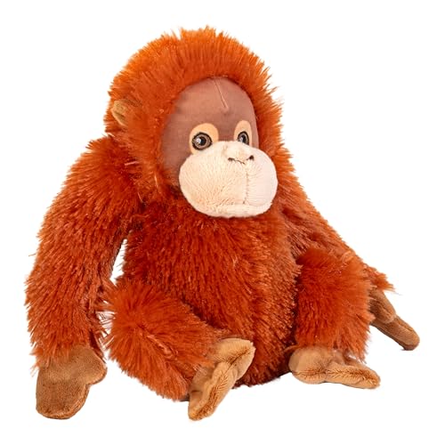 Wild Republic Cuddlekins Eco Mini Orang-Utan Weibchen, Plüschtier, 25 cm, umweltfreundlich Wild Republic Cuddlekins Eco Mini Orang-Utan Weibchen, Plüschtier, 25 cm, umweltfreundlich von WILD REPUBLIC