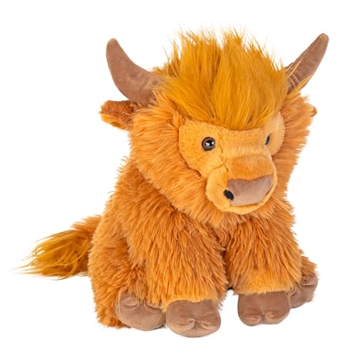 Wild Republic Cuddlekins Hochlandkuh, Plüsch-Hochlandkuh, 12 Zoll, Kuscheltier, Füllung aus gesponnenen recycelten Wasserflaschen. Wild Republic Cuddlekins Hochlandkuh, Plüsch-Hochlandkuh, 12 Zoll, Kuscheltier, Füllung aus gesponnenen recycelten Wasserflaschen. von WILD REPUBLIC