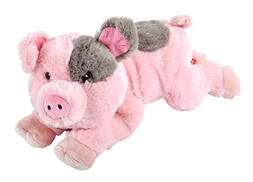 Wild Republic Ecokins Schwein, Kuscheltier aus Stoff, Nachhaltiges Spielzeug, Baby Geschenk zur Geburt von Jungen und Mädchen, Stofftier 30 cm Wild Republic Ecokins Schwein, Kuscheltier aus Stoff, Nachhaltiges Spielzeug, Baby Geschenk zur Geburt von Jungen und Mädchen, Stofftier 30 cm von WILD REPUBLIC