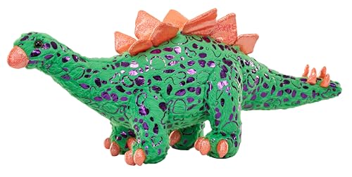 Wild Republic Foilkins Dino Stegosaurus, Kuscheltier, 30 cm, Plüschtier, Füllung aus recycelten Wasserflaschen Wild Republic Foilkins Dino Stegosaurus, Kuscheltier, 30 cm, Plüschtier, Füllung aus recycelten Wasserflaschen von WILD REPUBLIC