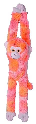 Wild Republic Hanging Monkey Vibes Rosa, Hängender AFFE, Kuscheltier-AFFE als Geschenk für Kinder, Ökologisches Kuscheltier aus Plüsch, Füllung aus recycelten Wasserflaschen, 56 cm Wild Republic Hanging Monkey Vibes Rosa, Hängender AFFE, Kuscheltier-AFFE als Geschenk für Kinder, Ökologisches Kuscheltier aus Plüsch, Füllung aus recycelten Wasserflaschen, 56 cm von WILD REPUBLIC