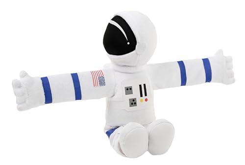 Wild Republic Huggers Astronaut, Kuscheltier, 20 cm, Klatscharmband, Plüschtier, Füllung besteht aus recycelten Wasserflaschen von WILD REPUBLIC