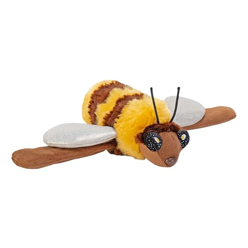 Wild Republic Huggers Biene, Plüschtier, 20 cm, Füllung aus recycelten Wasserflaschen von WILD REPUBLIC