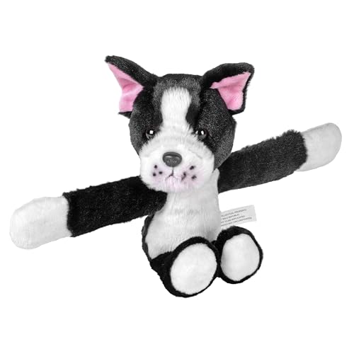 Wild Republic Huggers Boston Terrier, Plüsch-Boston Terrier, 8 Zoll, Kuscheltier, Füllung aus gesponnenen recycelten Wasserflaschen. von WILD REPUBLIC