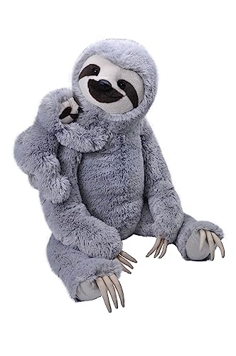 Wild Republic Mom and Baby Jumbo Faultier, Großes Kuscheltier, 76 cm, Geschenkidee für Kinder, Kuscheltier mit Baby, Riesen-Stofftier aus recycelten Wasserflaschen Wild Republic Mom and Baby Jumbo Faultier, Großes Kuscheltier, 76 cm, Geschenkidee für Kinder, Kuscheltier mit Baby, Riesen-Stofftier aus recycelten Wasserflaschen von WILD REPUBLIC