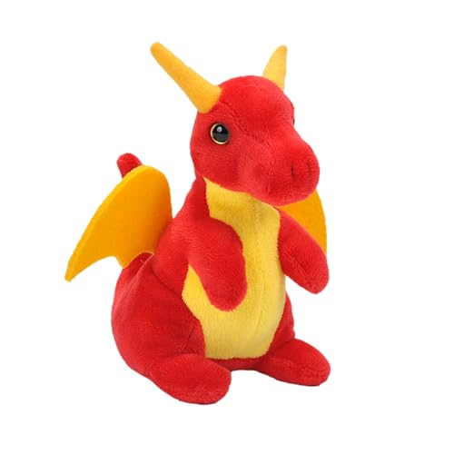 Wild Republic Pocketkins Eco Drache, Plüschtier, 12 cm, Plüschspielzeug, Hergestellt aus recycelten Materialien, Umweltfreundlich von Wild Republic