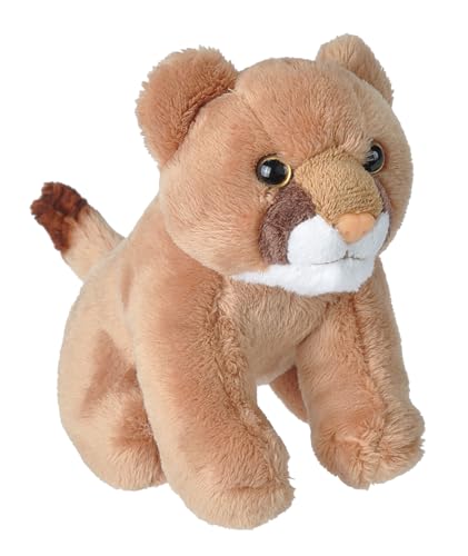 Wild Republic Pocketkins Eco Puma, Plüschtier, 12 cm, Plüschspielzeug, Hergestellt aus recycelten Materialien, Umweltfreundlich, Berglöwe Wild Republic Pocketkins Eco Puma, Plüschtier, 12 cm, Plüschspielzeug, Hergestellt aus recycelten Materialien, Umweltfreundlich, Berglöwe von WILD REPUBLIC