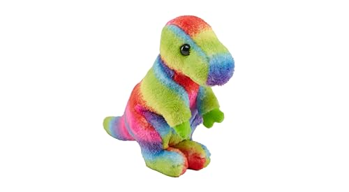 Wild Republic Pocketkins Eco Rainbow T-Rex, Stofftier, 12 cm, Plüschtier, Hergestellt aus recycelten Materialien, Umweltfreundlich Wild Republic Pocketkins Eco Rainbow T-Rex, Stofftier, 12 cm, Plüschtier, Hergestellt aus recycelten Materialien, Umweltfreundlich von WILD REPUBLIC