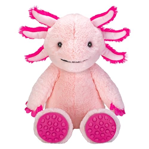 Wild Republic Poppykins Axolotl, Stofftier, 36 cm, Plüschtier, Füllung aus recycelten Wasserflaschen von WILD REPUBLIC