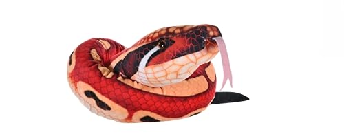 Wild Republic Rainforest Snake Blutpython, Plüschtier, 137 cm, Plüschspielzeug, Füllung besteht aus gesponnenen recycelten Wasserflaschen Wild Republic Rainforest Snake Blutpython, Plüschtier, 137 cm, Plüschspielzeug, Füllung besteht aus gesponnenen recycelten Wasserflaschen von WILD REPUBLIC