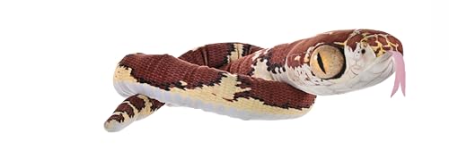 Wild Republic Rainforest Snake Stumpfkopf, Plüschtier, 137 cm, Plüschspielzeug, Füllung besteht aus gesponnenen recycelten Wasserflaschen von WILD REPUBLIC