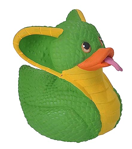 Wild Republic Rubber Duck, Gummiente, Kobra, Badewannen-Geschenke für Kinder, Quietscheentchen, Badespielzeug für Babys, Gummiente lustig, Badeente zum Sammeln, 10 cm, 23208 Wild Republic Rubber Duck, Gummiente, Kobra, Badewannen-Geschenke für Kinder, Quietscheentchen, Badespielzeug für Babys, Gummiente lustig, Badeente zum Sammeln, 10 cm, 23208 von WILD REPUBLIC