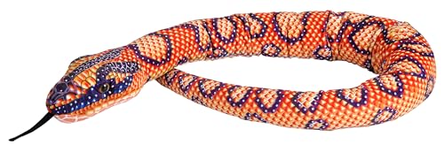 Wild Republic Schlange Regenbogenboa-Schuppen, Stofftier, 137 cm, Plüschtier, Füllung aus recycelten Wasserflaschen Wild Republic Schlange Regenbogenboa-Schuppen, Stofftier, 137 cm, Plüschtier, Füllung aus recycelten Wasserflaschen von WILD REPUBLIC