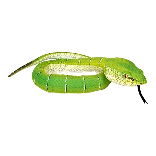 Wild Republic Snake Borneo-Grubenotter, Plüschtier, 137 cm, Füllung aus recycelten Wasserflaschen Wild Republic Snake Borneo-Grubenotter, Plüschtier, 137 cm, Füllung aus recycelten Wasserflaschen von WILD REPUBLIC