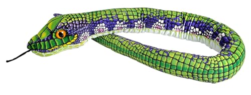 Wild Republic Snake Grüne Schuppen, Stofftier, 137 cm, Plüschtier, Füllung aus recycelten Wasserflaschen Wild Republic Snake Grüne Schuppen, Stofftier, 137 cm, Plüschtier, Füllung aus recycelten Wasserflaschen von WILD REPUBLIC