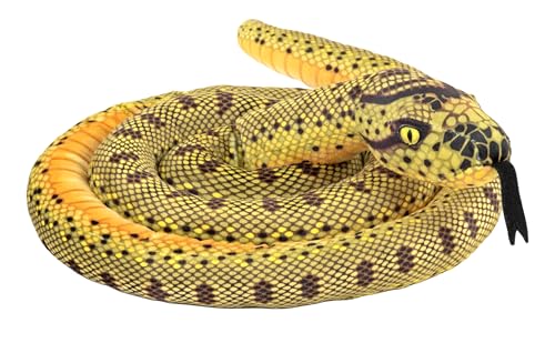Wild Republic Snake Living Earth Anakonda, Plüschtier, 152 cm, Füllung aus recycelten Wasserflaschen von WILD REPUBLIC